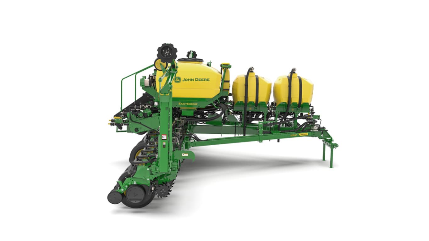 Image studio d'un semoir de précision&nbsp;1775NT à 16&nbsp;rangs vu de la droite