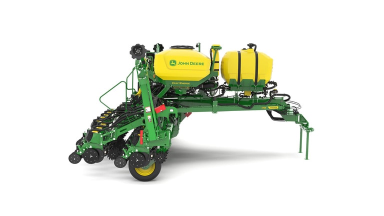 Image studio d'un semoir de précision&nbsp;1795 à 23&nbsp;rangs vu de la droite