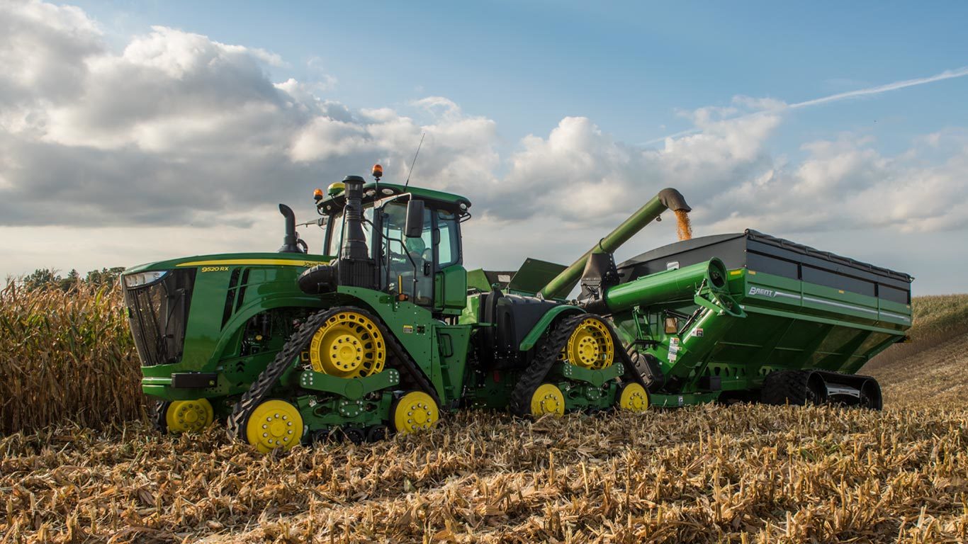 4wd Track Tractors 9520rx John Deere Ca