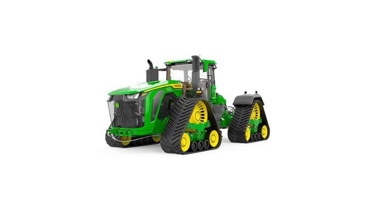 9RX 710 Static image displaying tractor's left side
