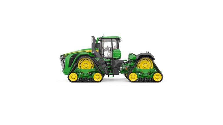 9RX 770 Static image displaying tractor's left side