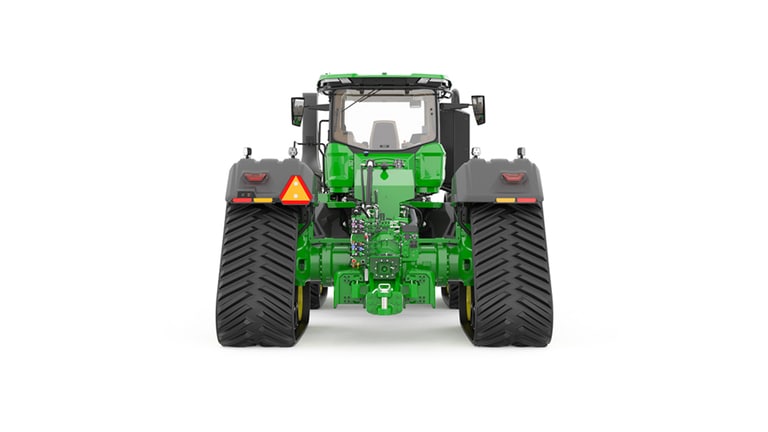 9RX 770 Static image displaying tractor's rear side