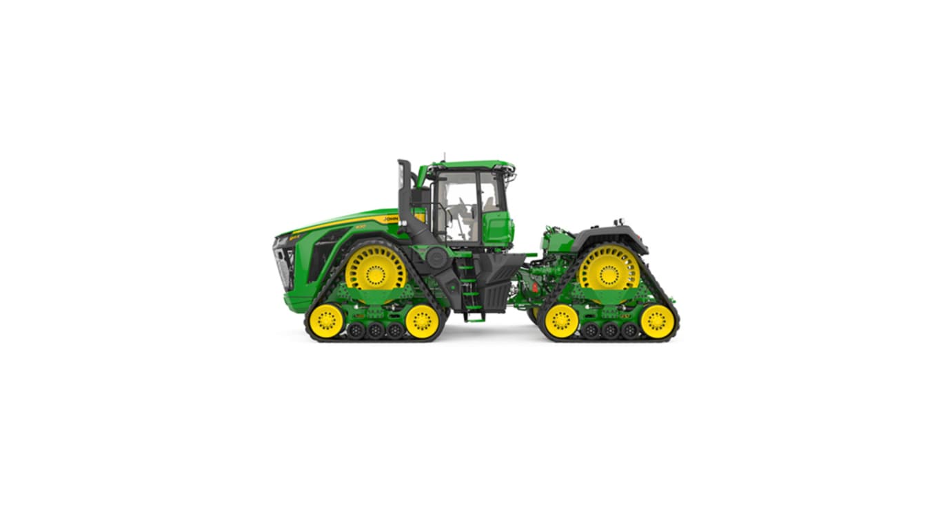 9RX 830 Static image displaying tractor's left side