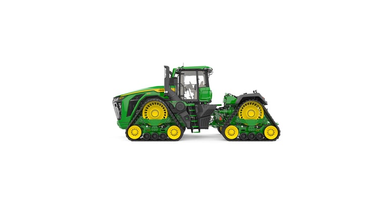 9RX 830 Static image displaying tractor's left side