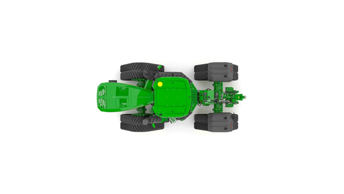 9RX 830 Static image displaying tractor's top side