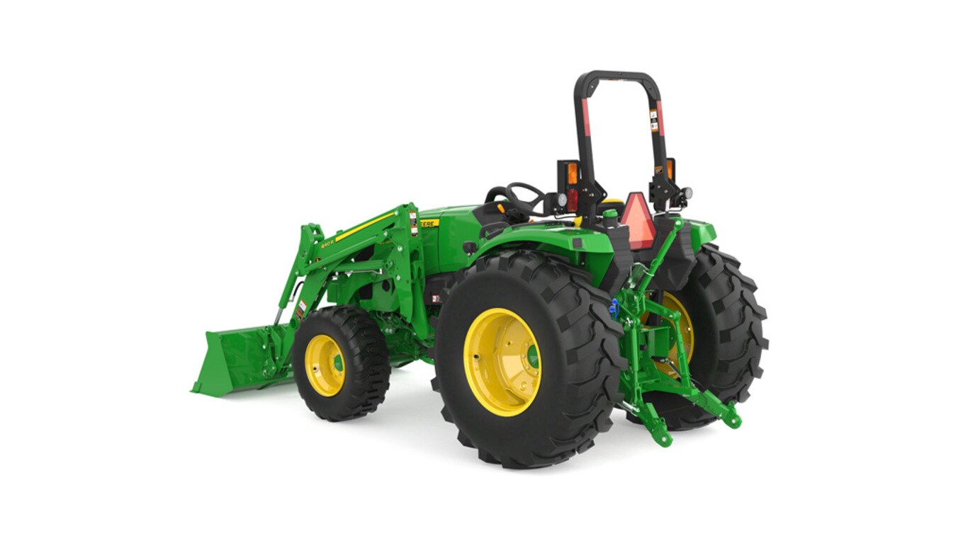 Rear left studio image of 4052m heavy duty compact utility tractor