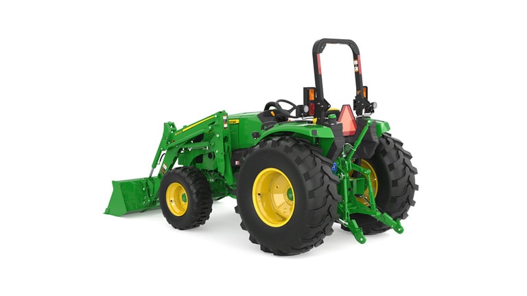 Rear left studio image of 4052m heavy duty compact utility tractor