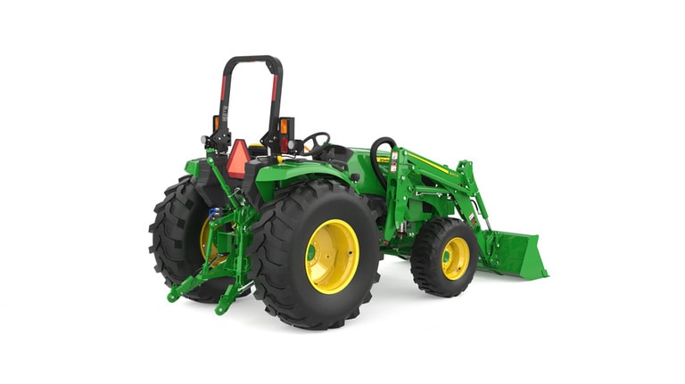 Rear right studio image of 4052m heavy duty compact utility tractor