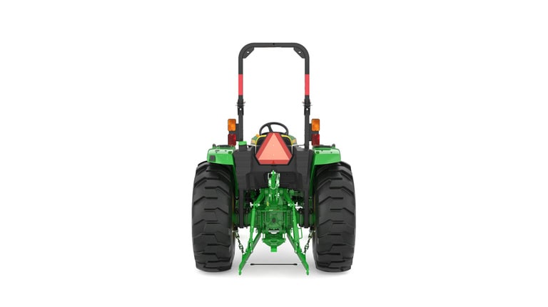 Rear studio image of 4052m compact utility tractor