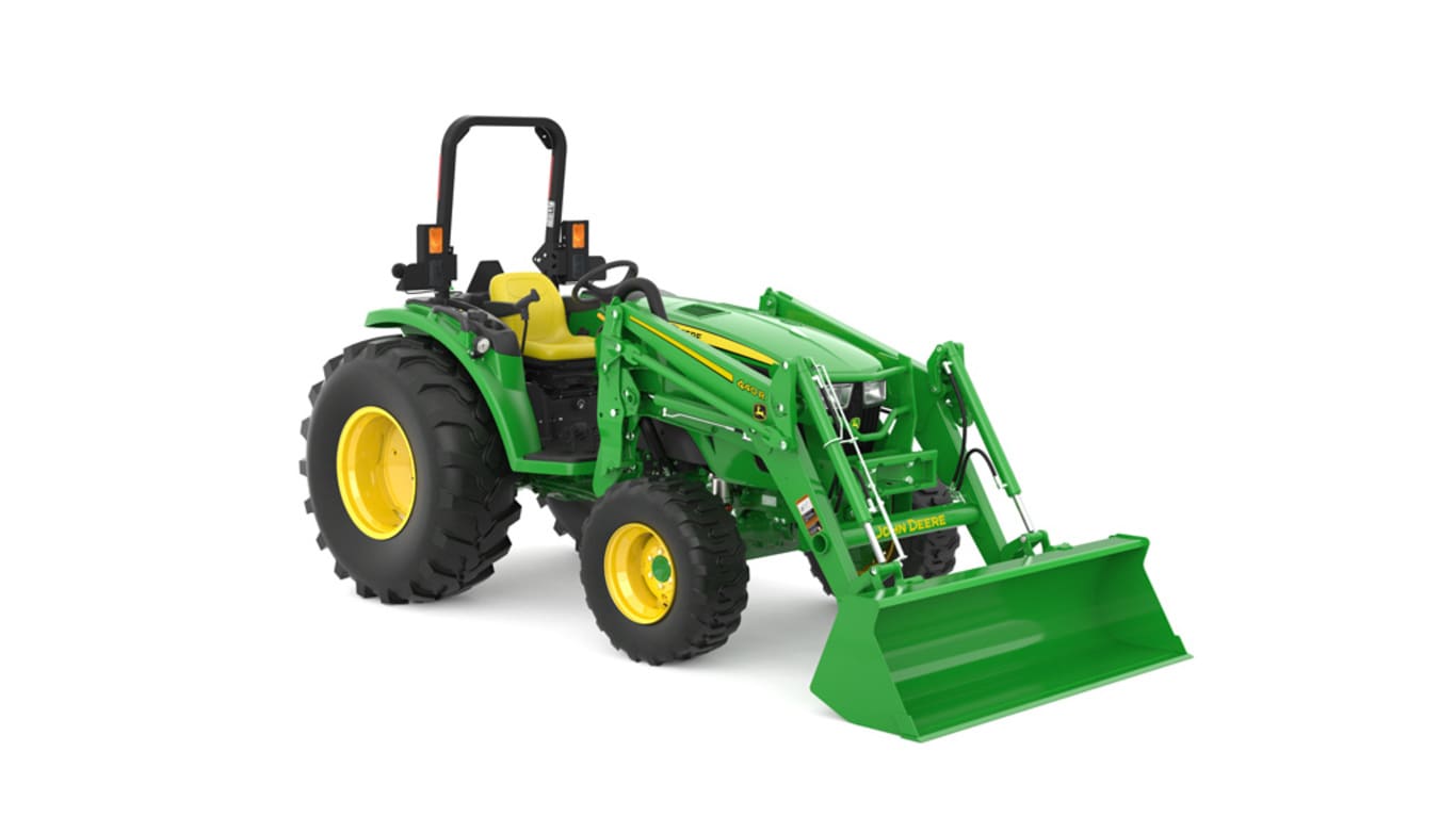 Front right studio image of 4066m heavy duty compact utility tractor