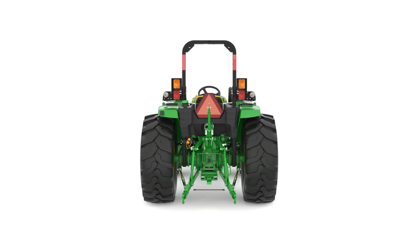 Rear studio image of 4066m heavy duty compact utility tractor