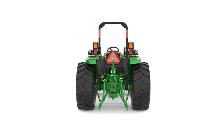 Rear studio image of 4066m heavy duty compact utility tractor