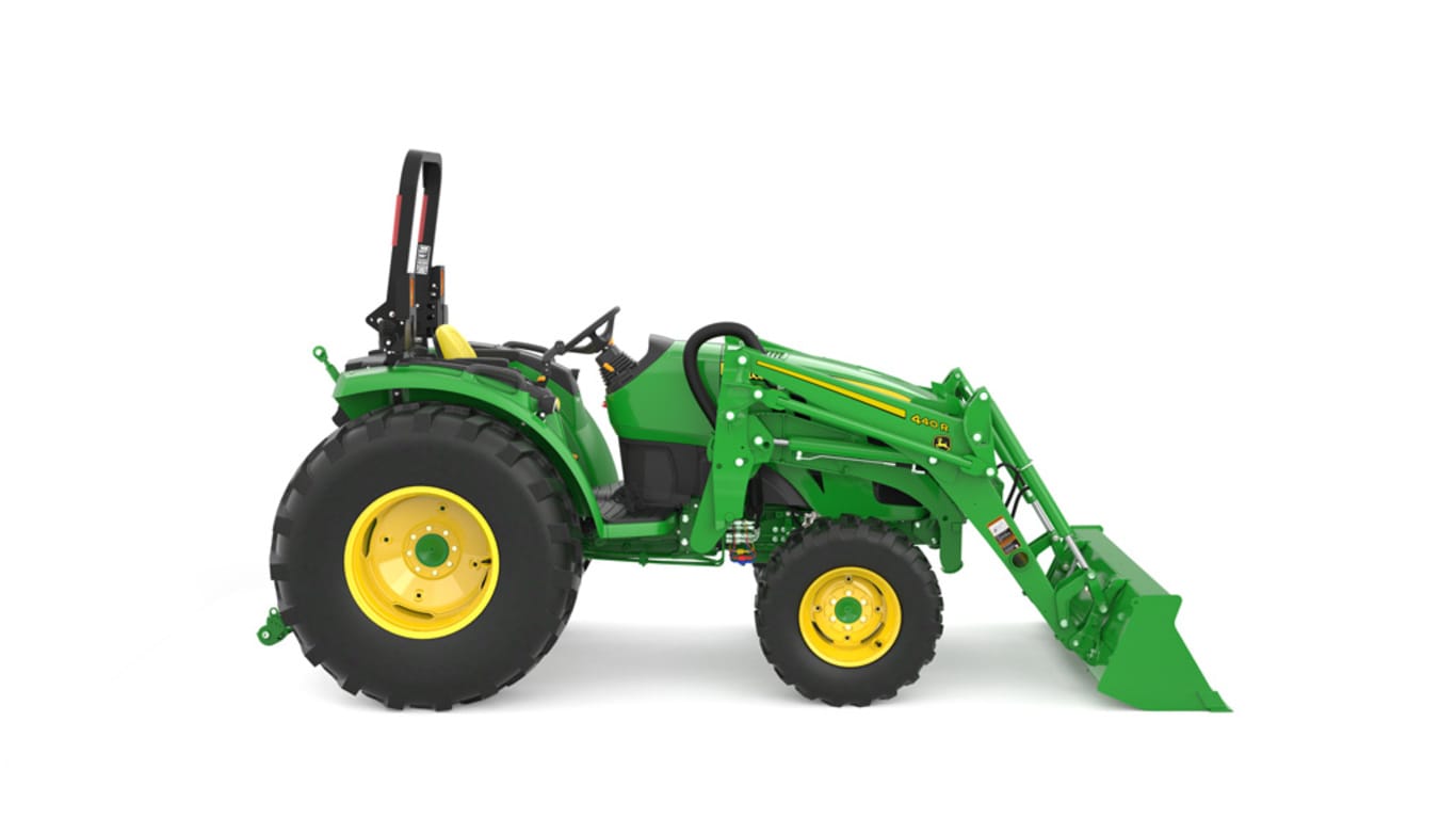 Right studio image of 4066m heavy duty compact utility tractor