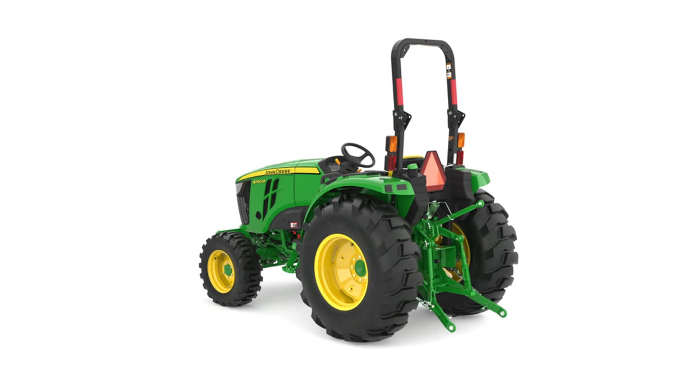 Rear left studio image of 4066m compact utility tractor