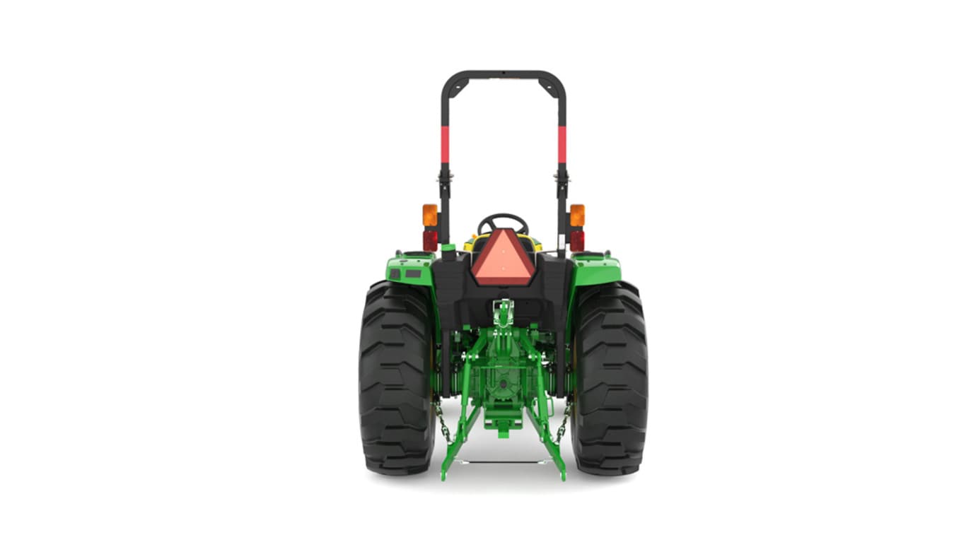 Rear studio image of 4066m compact utility tractor