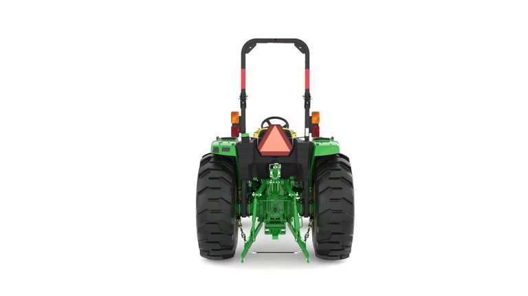 Rear studio image of 4066m compact utility tractor