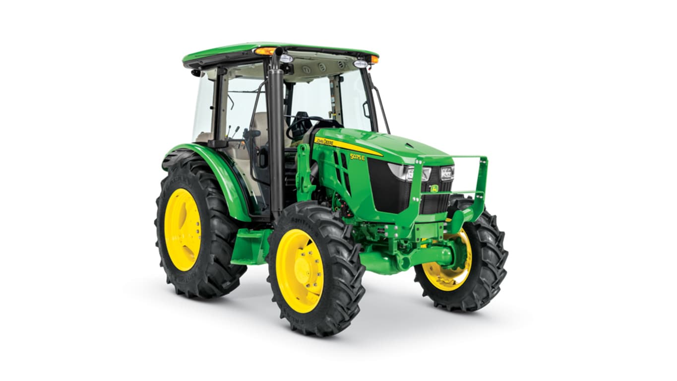 studio image of 5075E utility tractor