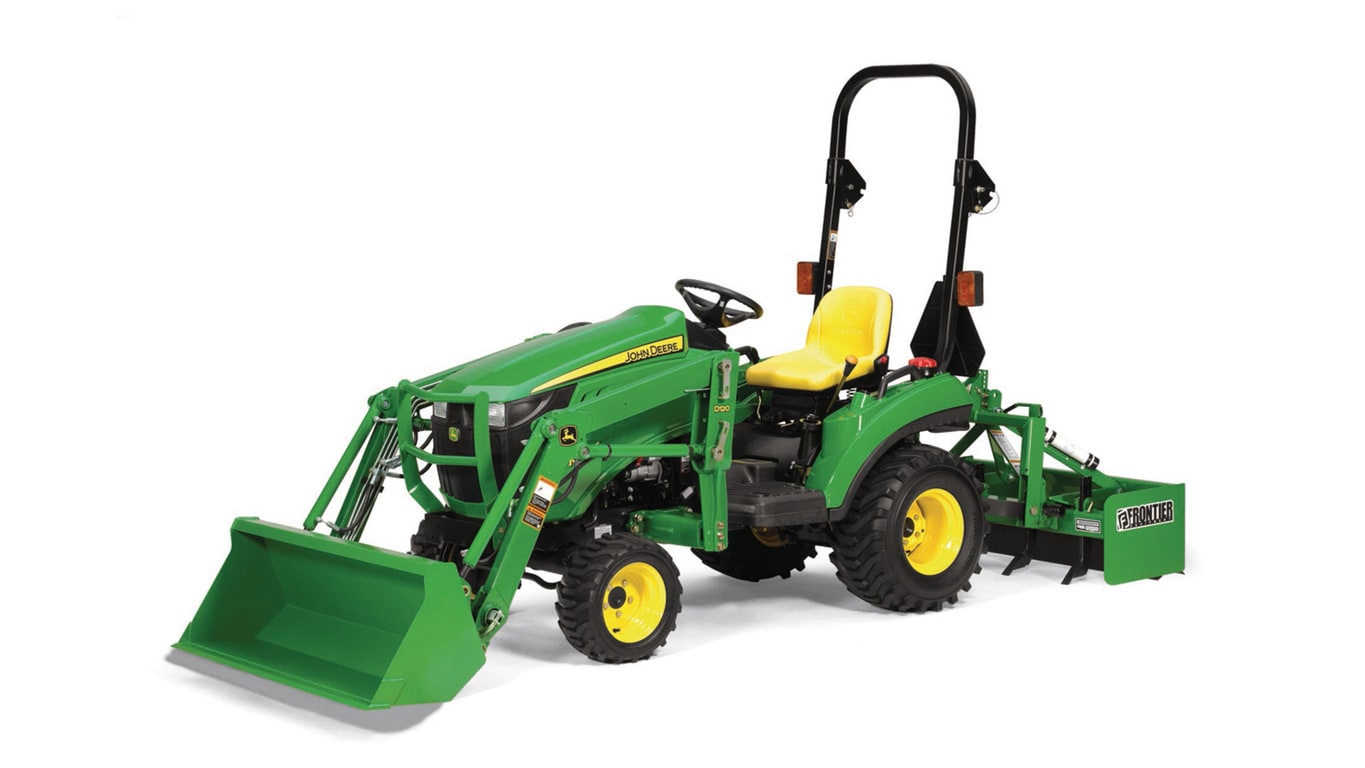 Small garden tractor with loader sale