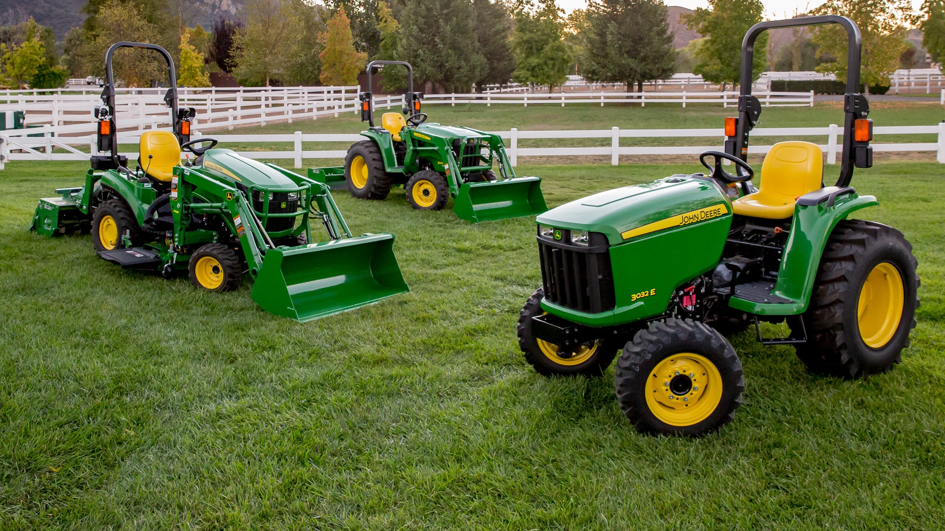 Utility Tractors and 459E Baler ESeries John Deere CA