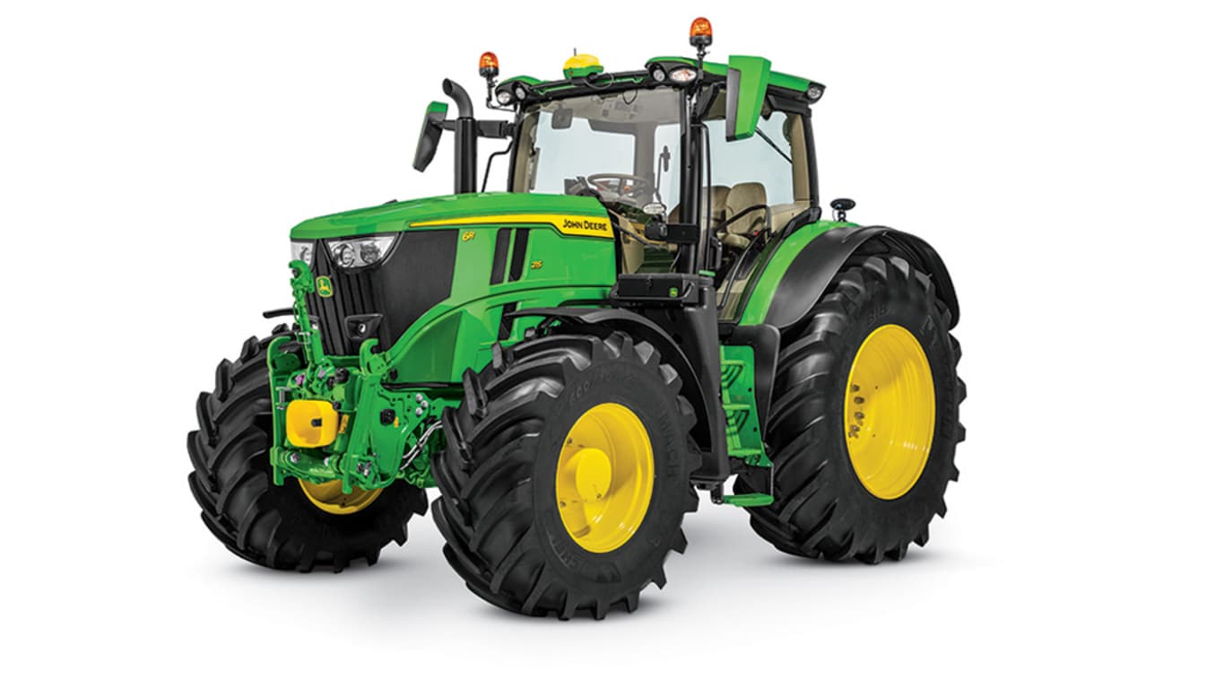 studio image of 6r 215 row crop tractor