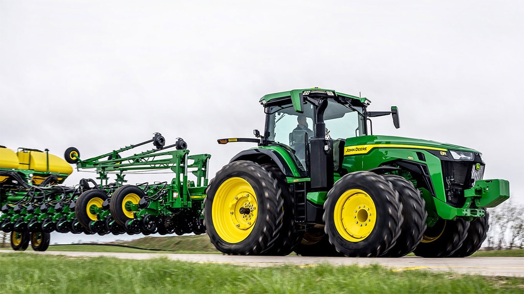 Options de transport des tracteurs de la série 8