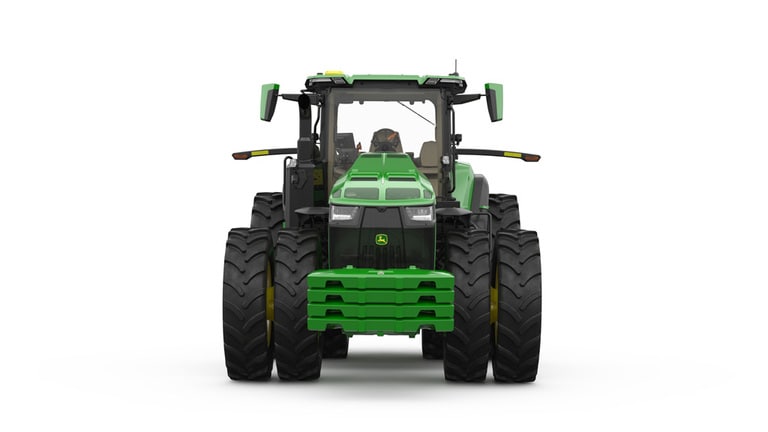 Image de studio du tracteur 8R 440 vue de face