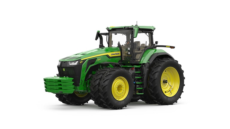 Image studio du tracteur 8R 540 vu de laving-gauche