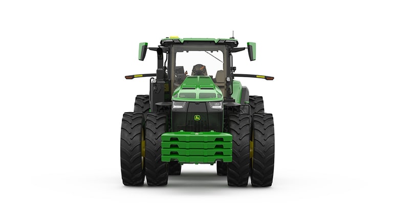 Image de studio du tracteur 8R 540 vue de face