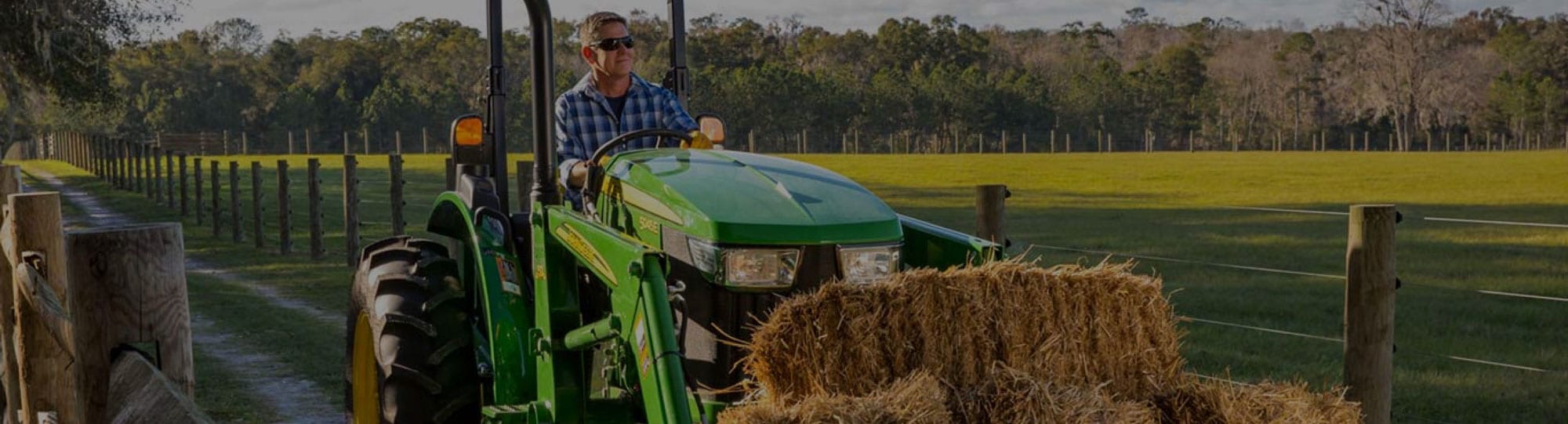 tractor in the field