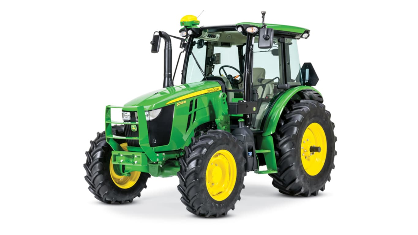 Studio image of a 5095M Utility Tractor