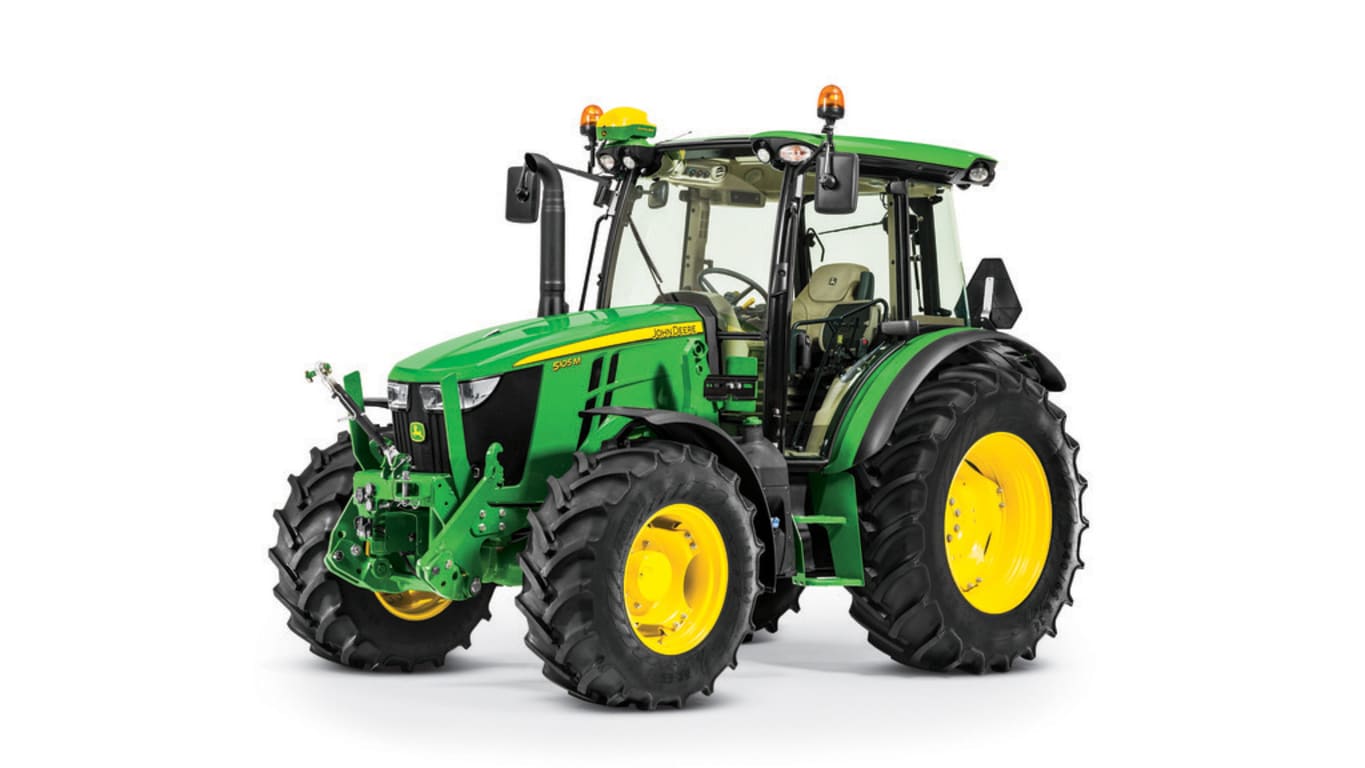 studio image of 5105m utility tractor