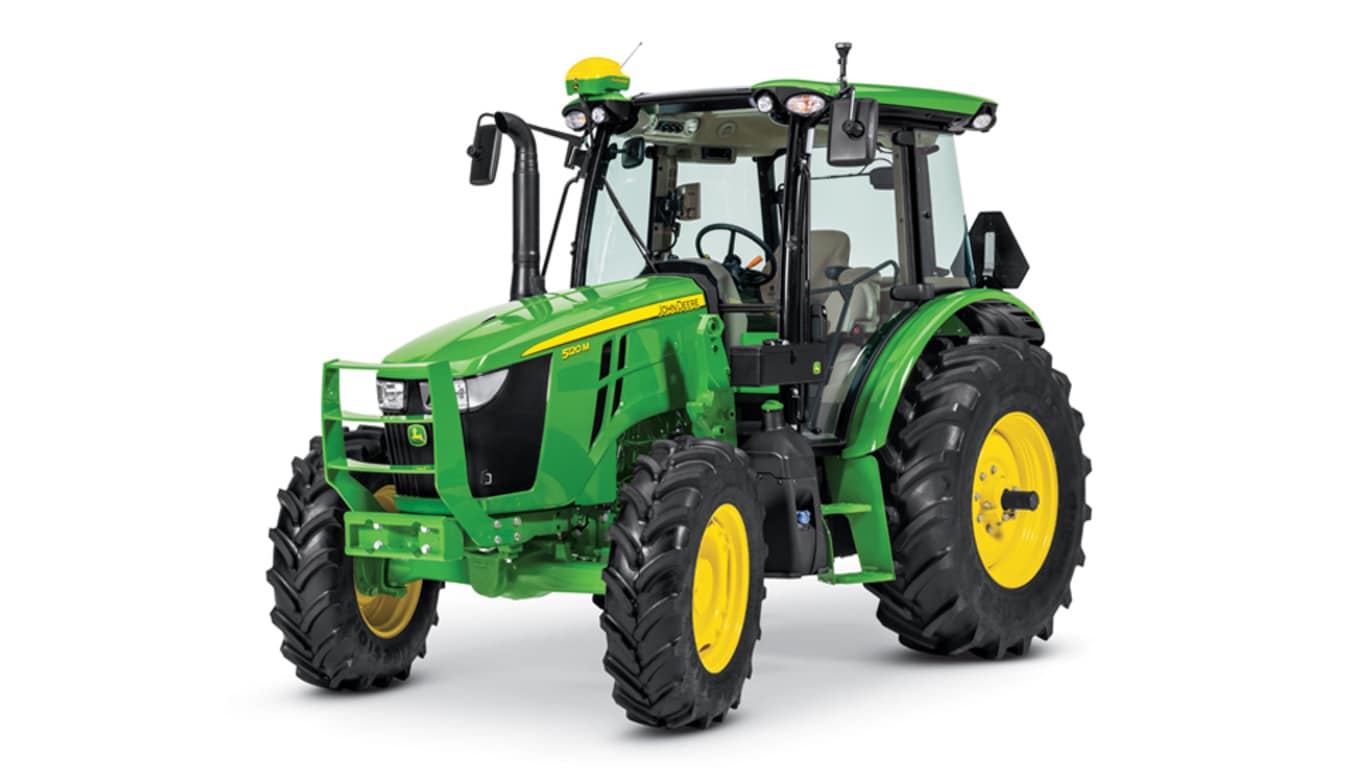 studio image of 5120m utility tractor