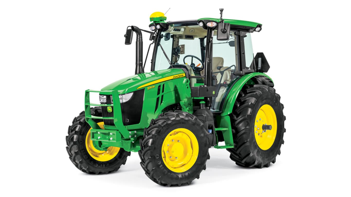 studio image of 5130m utility tractor