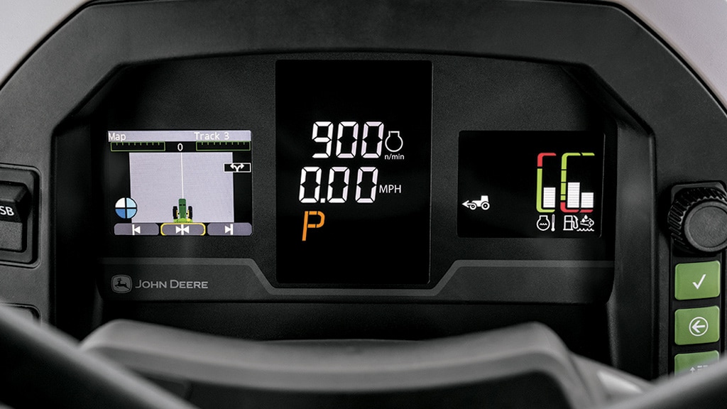 close up of 5m dashboard