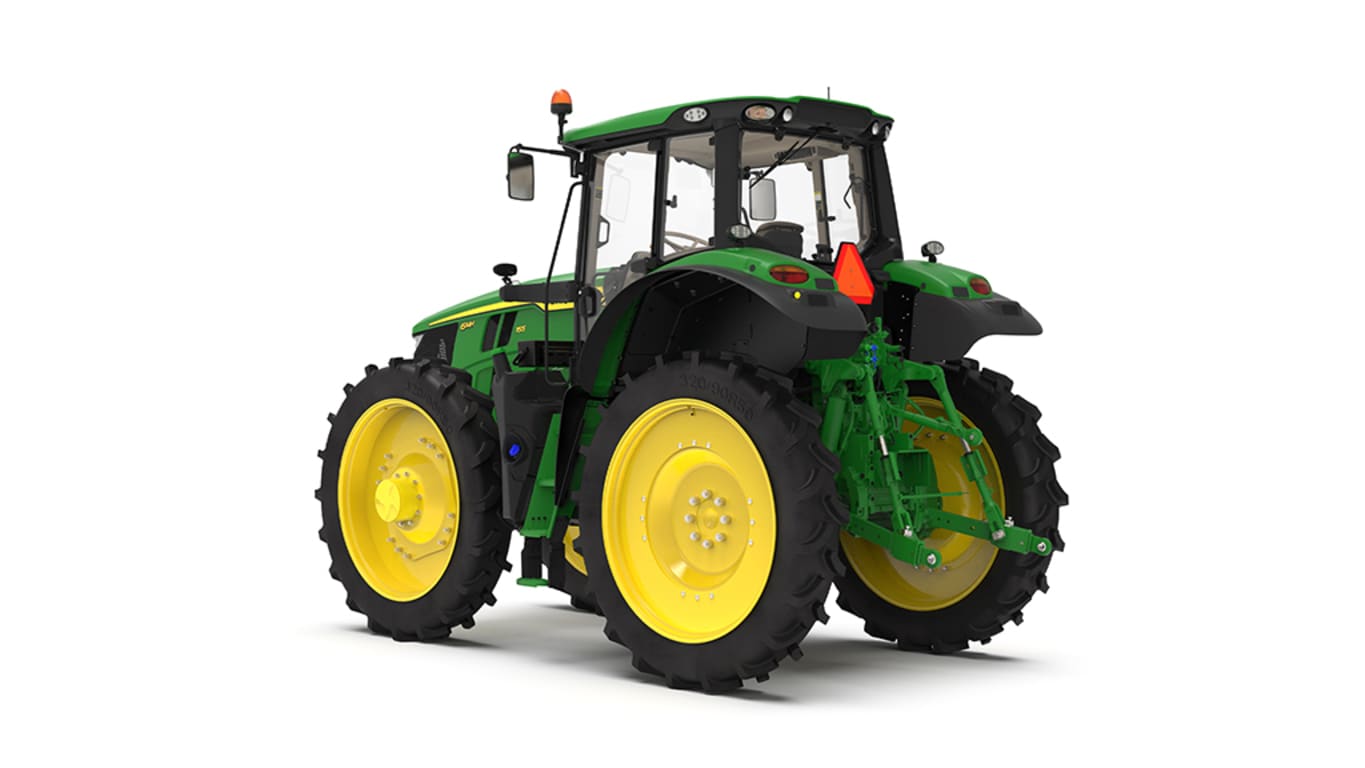 rear-left-facing studio shot of a 6MH 155 on a white background