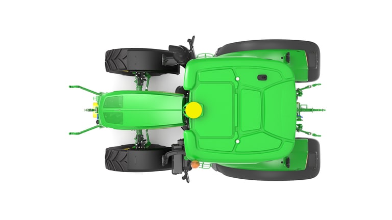 top-down studio shot of a 6M 105 on a white background