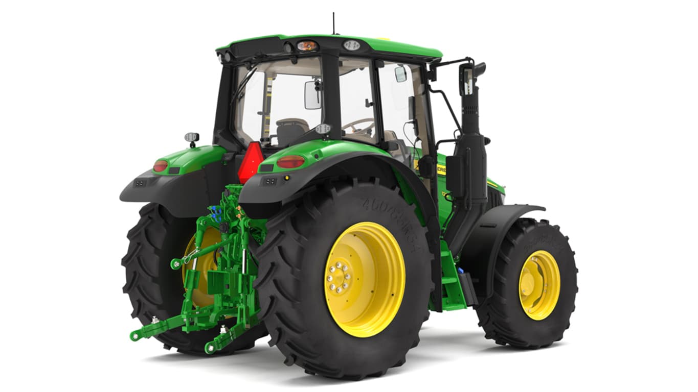 rear-right-facing studio shot of a 6M 125 on a white background