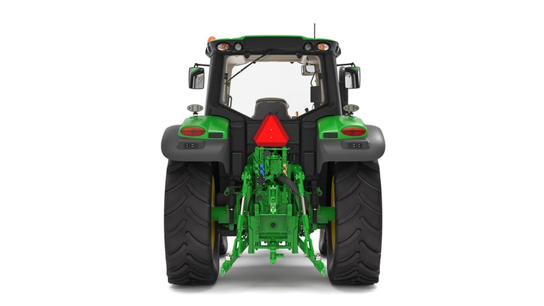 rear-facing studio shot of a 6M 125 on a white background