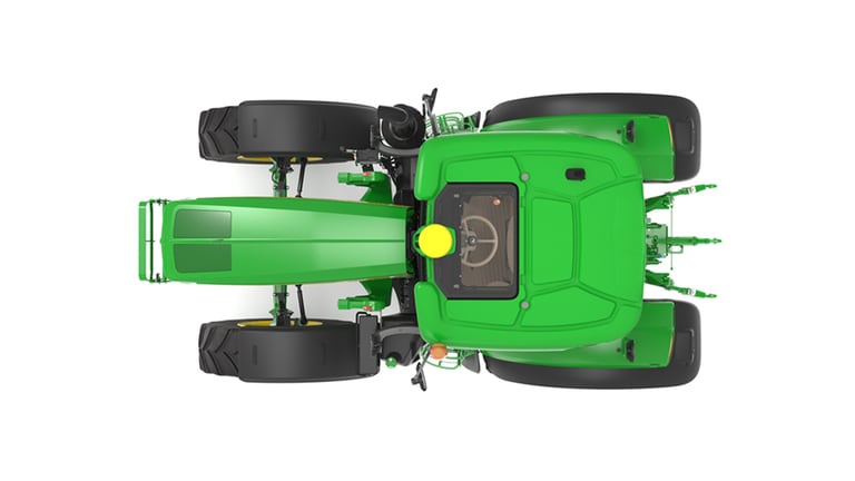 top-down studio shot of a 6M 155 on a white background