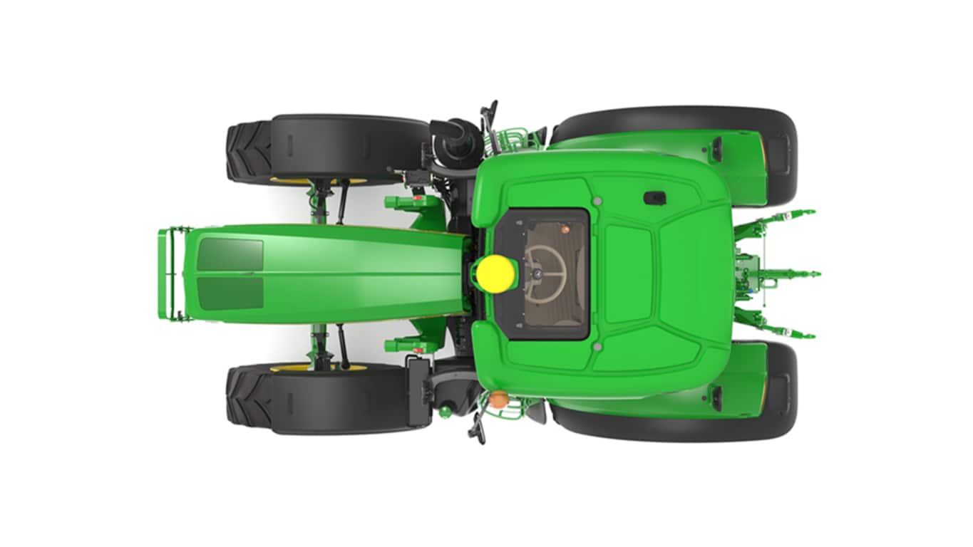 top-down studio shot of a 6M 165 on a white background