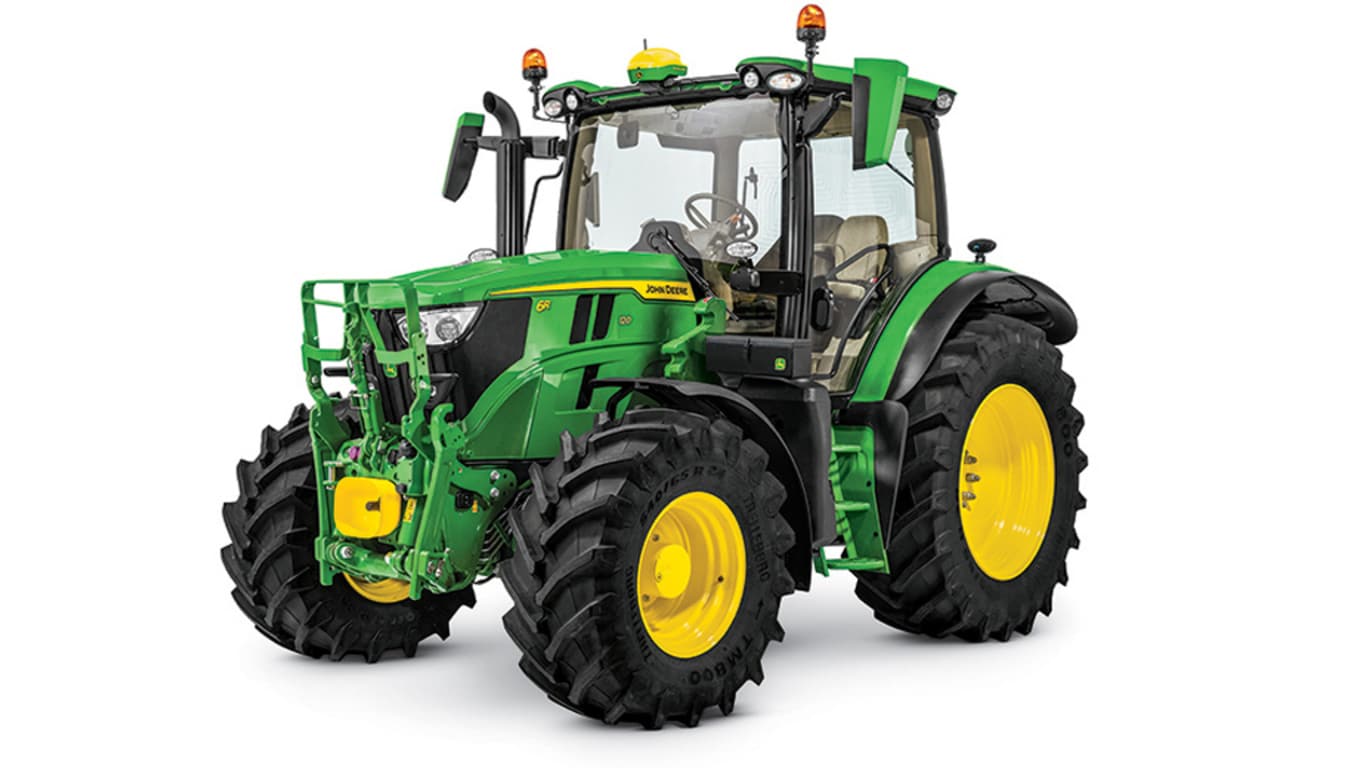 studio image of 6r 120 utility tractor