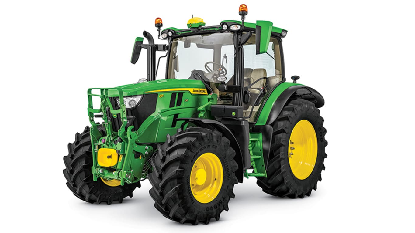 studio image of 6r 130 utility tractor