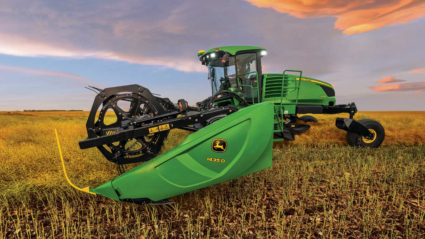 Hay and Forage Mowing Equipment Windrowers and Platforms John