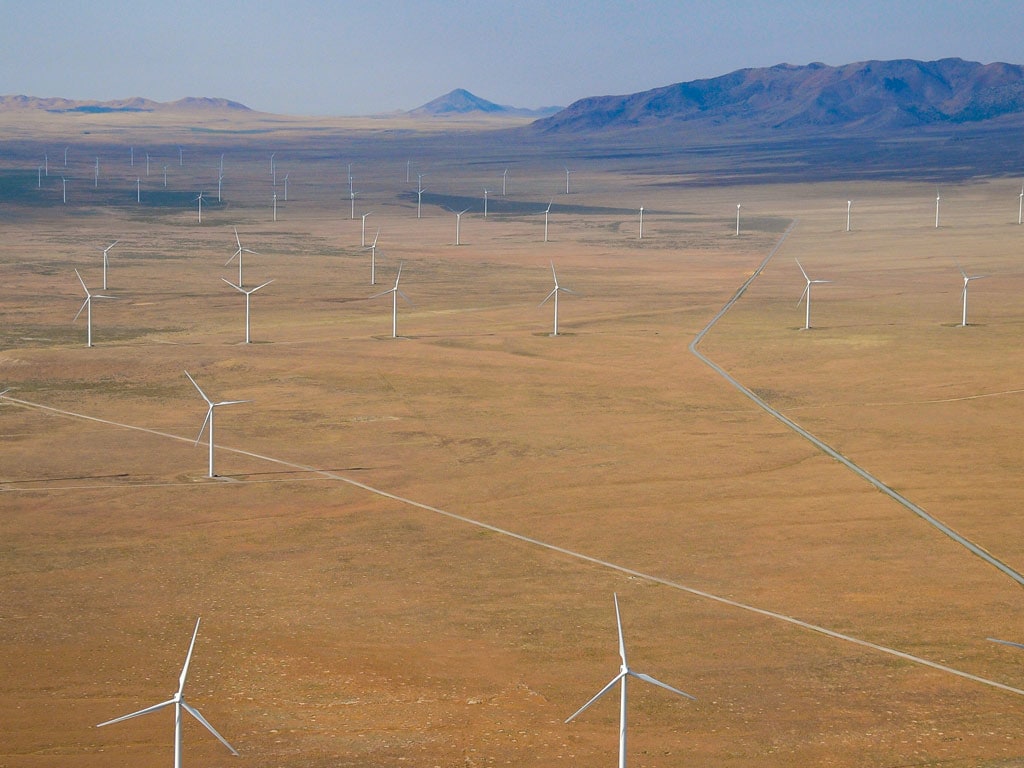 shot of wind energy