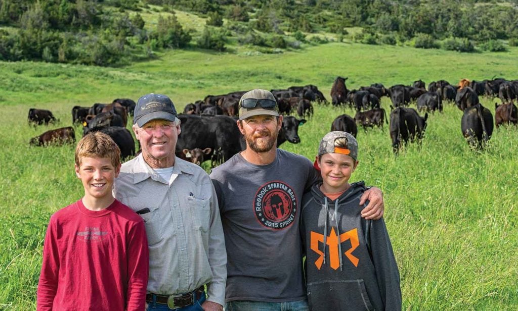 Trevor, Kevin, Ron and Eva Jo Halverson