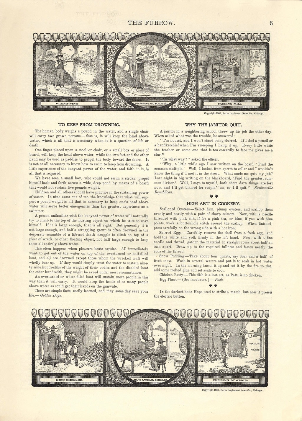Reprint Page of Furrow 3