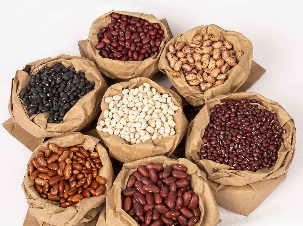 photo of nine different classes of beans