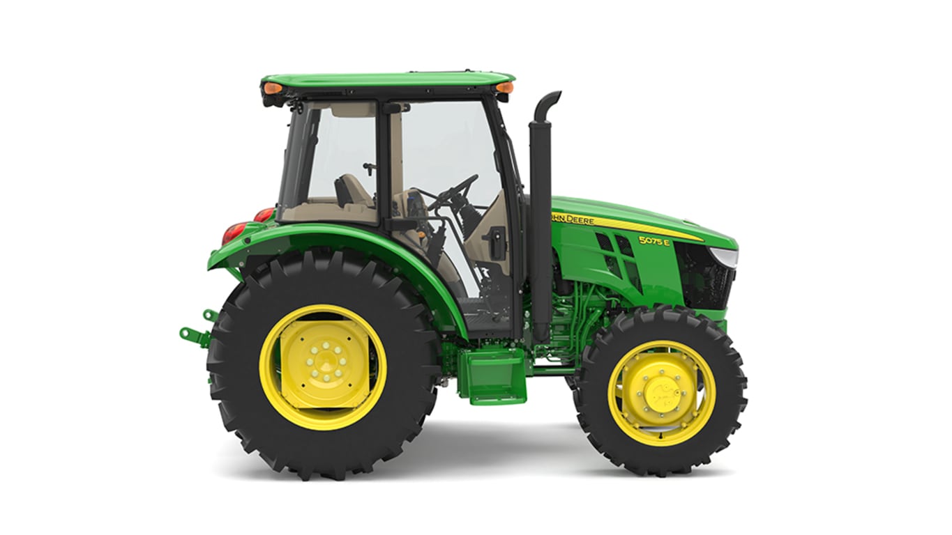 Right view of 5075E Utility Tractor